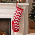 thumbnail image 2 of Knitted Festive Christmas Stocking for Christmas Tree Hanging Decor, Soft Wool Gift Sock Ornament for Fireplace Mantel and Home, 2 of 6