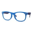 thumbnail image 1 of Boys Crushproof Flexible Rubber Horn Rim Blue Light Filter Computer Glasses Blue Navy, 1 of 4
