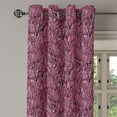thumbnail image 2 of Ambesonne Pink Zebra Grommet Curtain, Savannah Art Pattern, 50" x 84", Black Pink Pale Mauve, 2 of 6