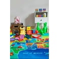 thumbnail image 2 of Furnish My Place 762 USA Map HD 6'6"x9'2" USA Map Area Rug for Childrens, Skid Resistant Rubber Backing Floor Mat, Multicolor, 2 of 6