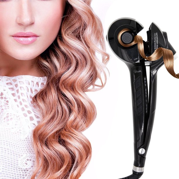 Steam Spray Spiral Automatic Hair Curler Professional Rotating