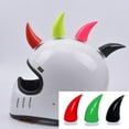 thumbnail image 2 of Hloma Helmet Horns Waterproof Double-sided Adhesive Rubber Cute Helmet Devil Horns for Helmet, 2 of 8