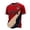 Hot Pink, variant on Men's 2026 Patriotic Shirt National Team American Flag T-Shirt Round Neck Short Sleeve Football Game Day Graphic Tee Fan Shirts Navy XL