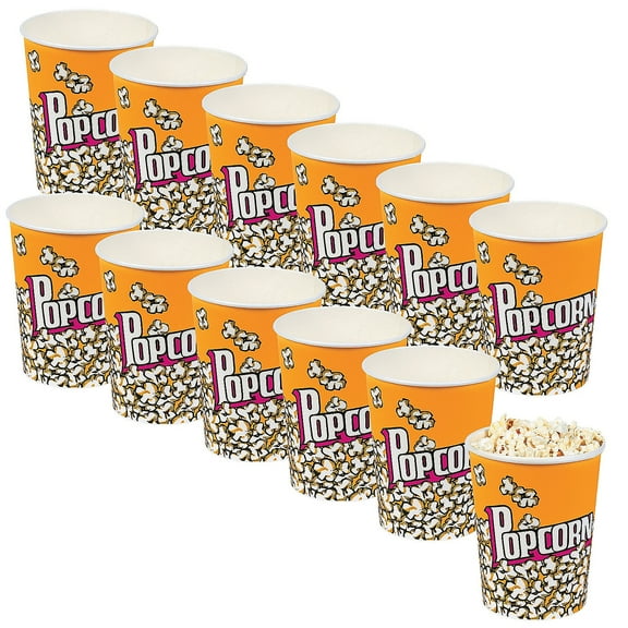 Bulk 60 Pieces Small Popcorn Cups