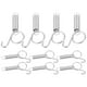 thumbnail image 4 of GOOHOCHY 10 ganchos multiusos para puerta de jaula de conejo, con resorte, para jaula de pájaros, gancho fijo para utensilios., 4 of 8
