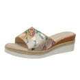 thumbnail image 2 of LSLJS Women's New Summer One-line Hemp Rope Thick Sole Wedge Cloth Sandals, Platform Slippers, 2 of 3