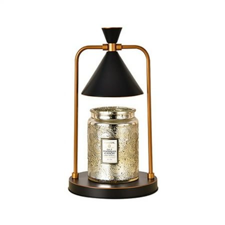 

Electric Candle Wax lamp with Timer Safety Night Lamp Scented Jar Candles Candle Holders for Home Decoration B Knight Black