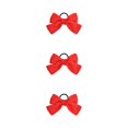 thumbnail image 4 of Bandeau Grand pour Cheveux, Pince à Ressort, Nœud Réglable, Multicolore, Sans Accroc, Porte-Queue, Épingles à Cheveux, Chouchous pour Filles, Orange, 3Ensemble, 4 of 6