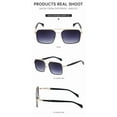 thumbnail image 3 of US Exclusive WF-2A851 Men's Square Fashion Sunglasses - Sleek Driving Shades with Premium Appeal, Stylish Eyewear, 3 of 11