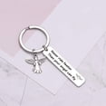 thumbnail image 2 of Ride Safe Keychain Motorcycle Lover Keyring Rider Gift, 2 of 5