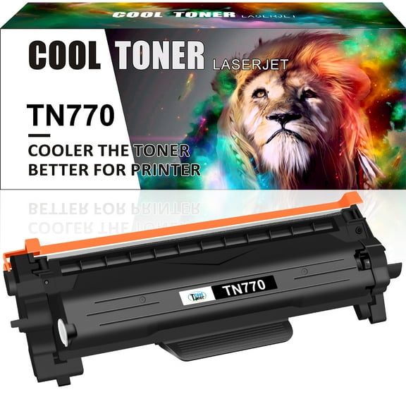 Cool Toner TN770 Toner Cartridge Replacement Compatible for Brother TN-770 HL-L2370DW HL-L2370DWXL MFC-L2750DW MFC-L2750DWXL Printer Ink Black High Yield, 1-Pack