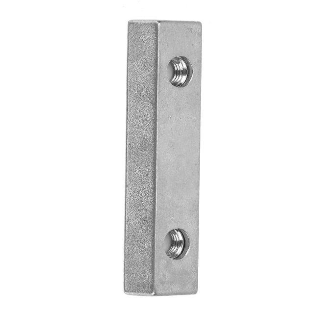 Z043M Zinc Alloy Metal Double Slot Nut, Solid And Durable, Linear Motion Accessories, For Fixing Base Or Reinforcing Plate