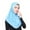 Blue, variant on Penkiiy Muslim Scarf For Prayer Muslim Women Inner Hijab Headscarf Cap Islamic Full Cover Islamic Hat Purple Scarf