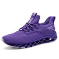 thumbnail image 2 of Slip on Sneakers for Women Running Shoes Tennis Walking Shoes Ladies Gym Workout Jogging Fashion Sneaker Purple Size 10, 2 of 7