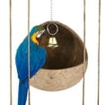 thumbnail image 1 of Nido de pájaros de cáscara de coco Fernando casa colgante para loros hábitat de cría, 1 of 8