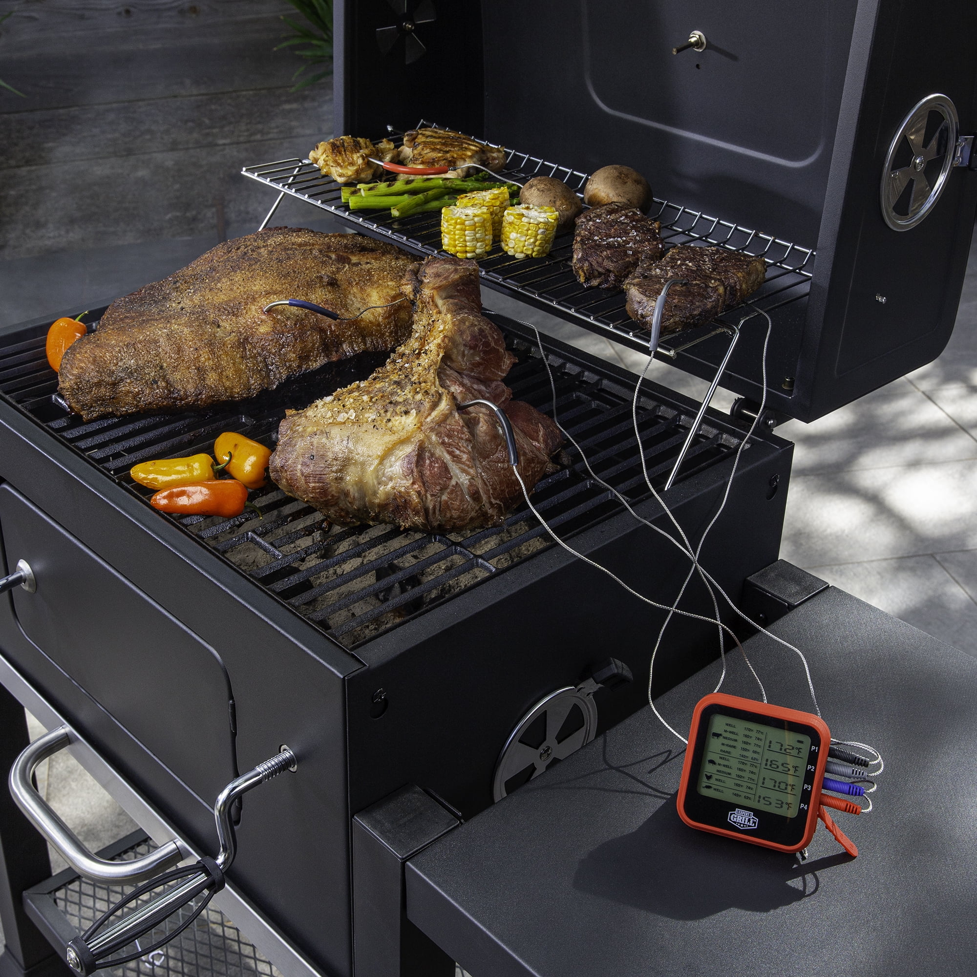 Expert Grill Deluxe Side Table Thermometer 