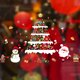 thumbnail image 3 of Gwong Decoración hogareña Árbol de Navidad Santa Snowflake Elk Wall Window Etiqueta Etiqueta decoración de la fiesta de Navidad Gwong 21029212, 3 of 7