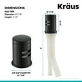 thumbnail image 2 of KRAUS Dishwasher Air Gap in Matte Black, 2 of 4