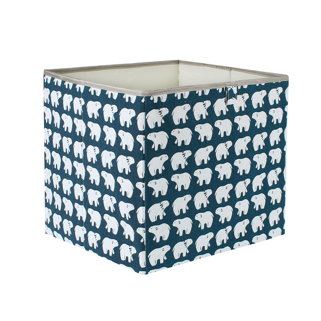 Laundry Supplies Laundry basket Hamper Storage bag Children Toy Bin cabinet blue Polar bear Home