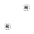 thumbnail image 1 of maskred Dashboard Clock ABS Electronic Component Multipurpose Car Supplies Waterproof Craftsmanship Adhesive Watch Digital Timer White 2Set, 1 of 6