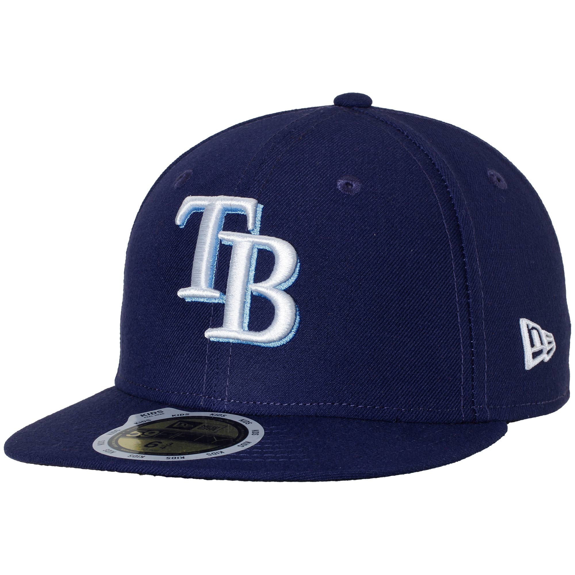 tampa bay rays fitted hat