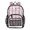 Pink-star Stripes, variant on Large Clear PVC Backpack Heavy Duty See Through Backpack for Adults Work Travel, Mint Paw Heart Grid Printed 12L