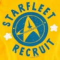 thumbnail image 6 of Trevco CBS2454-SS-2 Star Trek & Recruit Stamped Infant Cotton Snapsuit, Gold - Medium - 12 Months, 6 of 7