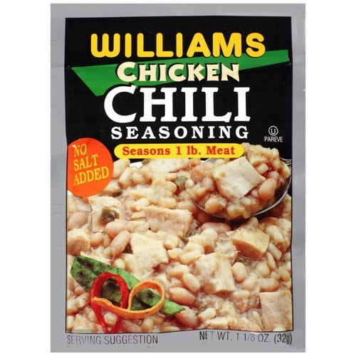 Williams Chili Seasoning, Chicken, 1.2 oz
