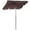 Café, variante sur Outsunny Parasol Rectangulaire de Patio 6,5 X 4 Pi en Aluminium à Inclinaison Réglable, Beige
