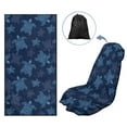 thumbnail image 5 of Garronmavis Ethnic Style Sea Turtle Car Seat Towel Cover Quick-Dry Fabric Secure Pocket Fit Storage Bag Multi-Use for Gym Yoga Beach Camping Travel, 5 of 7