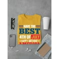 thumbnail image 3 of The Best 4Th Of July T-Shirt Men -Image by Shutterstock, Male 3X-Large, 3 of 4