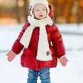 thumbnail image 5 of Mitones de invierno para bebés pequeños forrados con guantes de nieve de esquí impermeables y cálidos de lana para niños y niñas924, 5 of 5