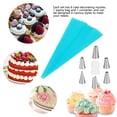 thumbnail image 3 of Silicone Material Stainless Steel Pastry Nozzle, Cake Decorating Set, Baking Lovers for Yourself, 3 of 8