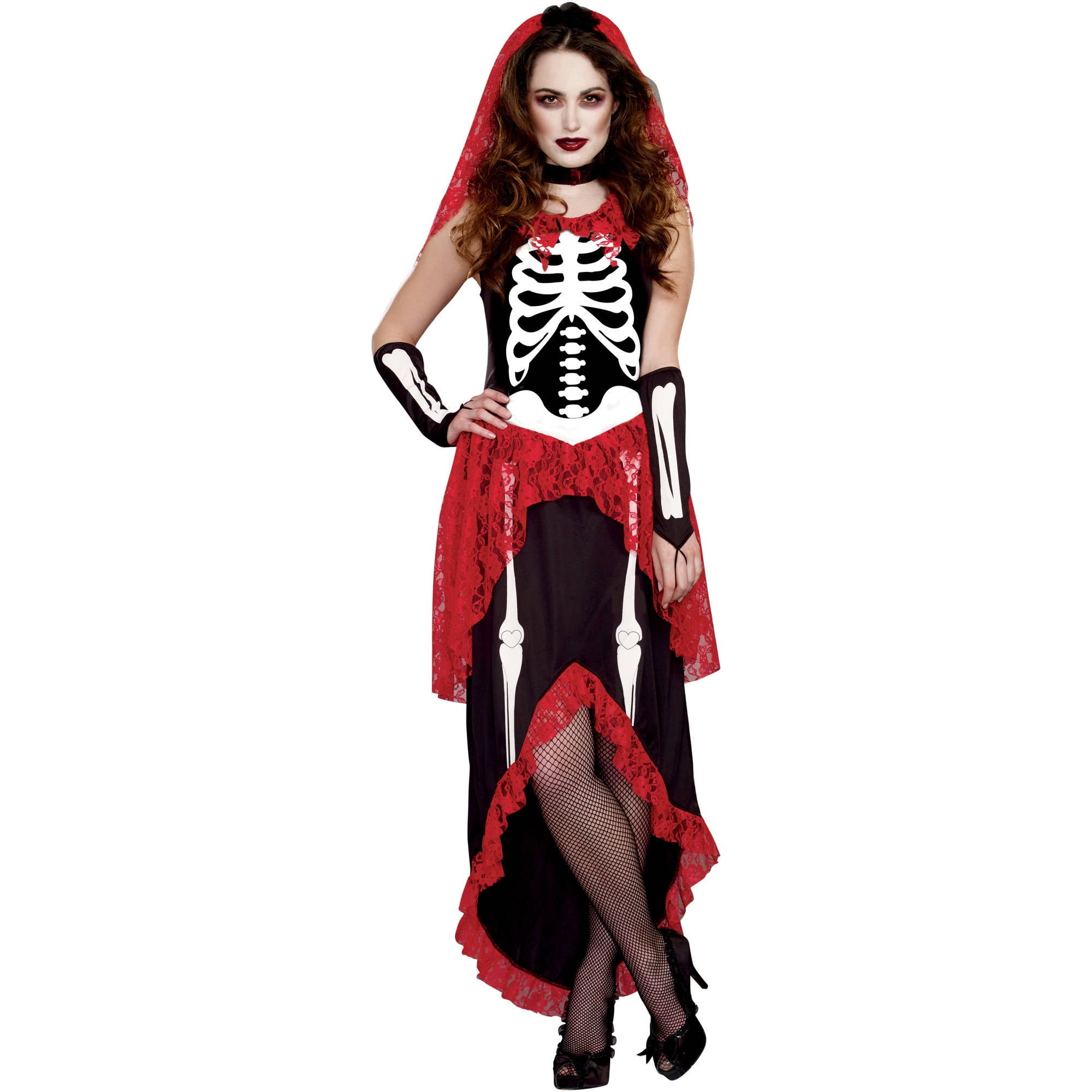 Bone-Ita Beauty Adult Women's Halloween Costume, Extra Large - Walmart.com