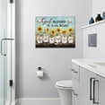 thumbnail image 4 of Farmhouse Floral Wall Art, Rustic Canvas Painting for Bathroom Decor, 16'x12' Framed Artwork, 4 of 5