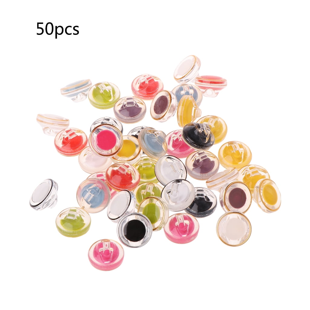 50pcs Plastic Safety Eyes Button Sew On Bear Doll Animal Stuffed Plush