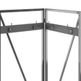 thumbnail image 5 of Twin Star Home Contemporary Corner Hall Tree with Metal Frame in Antique Gray, 5 of 8