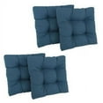 thumbnail image 3 of 19-inch Squared Twill Tufted Dining Chair Cushion (Set of Four), 3 of 5