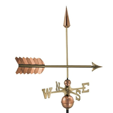 - Good Directions Arrow Weathervane, Pure Copper - 23