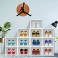 thumbnail image 2 of Fortune Shoe Organizers and storage Bins Boxes fits for Men & Women Sneakers US Size Up to 13, Stackable Beyond 15 Layers, Max Compression Force up to 100 LBS, Set of 2 Pack (White), 2 of 9