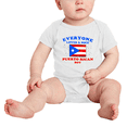 thumbnail image 2 of Everyone Loves a Nice Puerto Rican Boy Baby Rompers Baby Bodysuit (White, 18-24 Months), 2 of 5