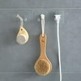 thumbnail image 2 of 10Pcs Transparent Strong Sticky Wall Hanging Nail-free Hook Kitchen Bathroom, 2 of 10