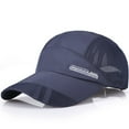 thumbnail image 4 of Tittly Baseball Cap Trucker Hat Cap Quick- Sun Adult Hat Mesh Outdoor Hat Baseball Baseball Caps Womens Baseball Caps Womens Baseball Caps Navy One Size, 4 of 5