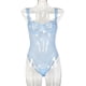 thumbnail image 1 of Ropa interior sexy siamesa para mujer, estilo europeo y americano, con encaje y flores, ajuste cómodo, siamesa, 1 of 6