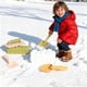 thumbnail image 4 of Juego de bolas de nieve y pala para niños | Herramientas para jugar al aire libre con pinza, empujador y cubo | Juguetes de nieve de plástico verde para actividades invernales infantiles, 4 of 5