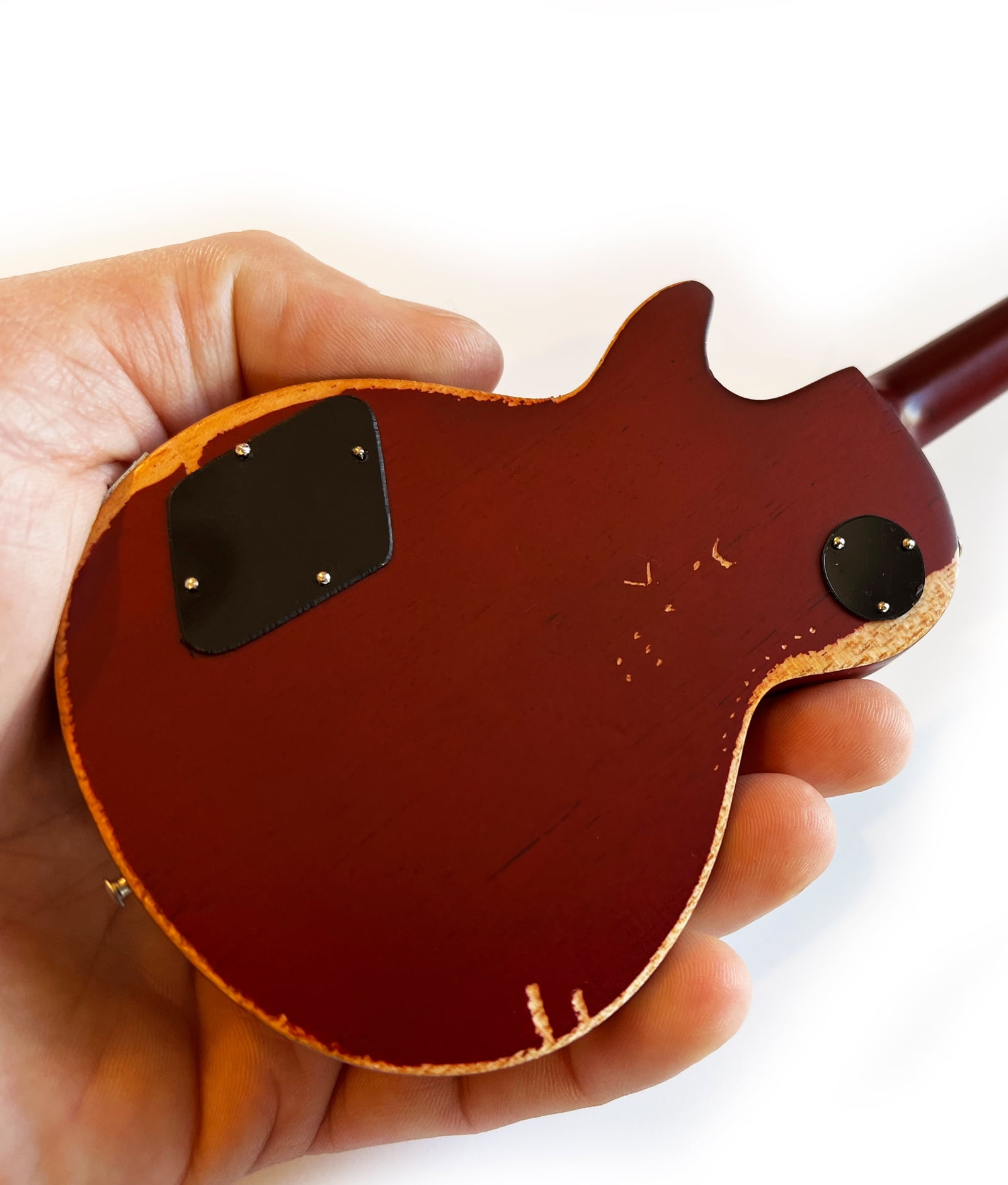 Billy Gibbons Gibson Les Paul Aged "Pearly Gates" 10 Inch Miniature Guitar