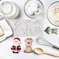 thumbnail image 3 of Silicona Para Dulces De Navidad, Adornos Para Pasteles, Suministros Para Hornear En La Cocina, Arte 3D, Santa, Muñeco De Nieve, Ciervo, Molde Para Hacer Cateissary HA039312-00, 3 of 6