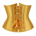thumbnail image 3 of Grebrafan Underbust Corsets for Women Fashion Ginger XS, 3 of 5