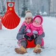 thumbnail image 3 of ABPWLY Toys Safe Snow Sled for Kids Plastic Winter Toboggan Outdoor Sport Skiing Board for Children 6+ Years Cute Stuff, 3 of 5