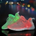 thumbnail image 2 of Men's LED Light Up Sneakers with -Rechargeable Power, Low-Voltage Glowing Shoes Suitable for Night, Streetwear & Parties - Summer/Spring/Fall Casual Wear (, Sole), 2 of 9